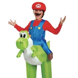 Mario Riding Yoshi Child Costume